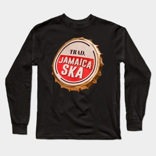 Traditional jamaica ska bottle cap Long Sleeve T-Shirt